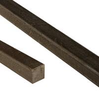 1/2" X 1 Ft Square Key Stock, Carbon Steel, Plain